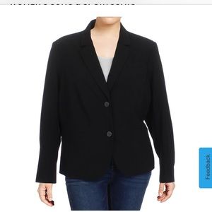 CALVIN KLEIN WOMENS  FORMAL TWO-BUTTON BLAZER